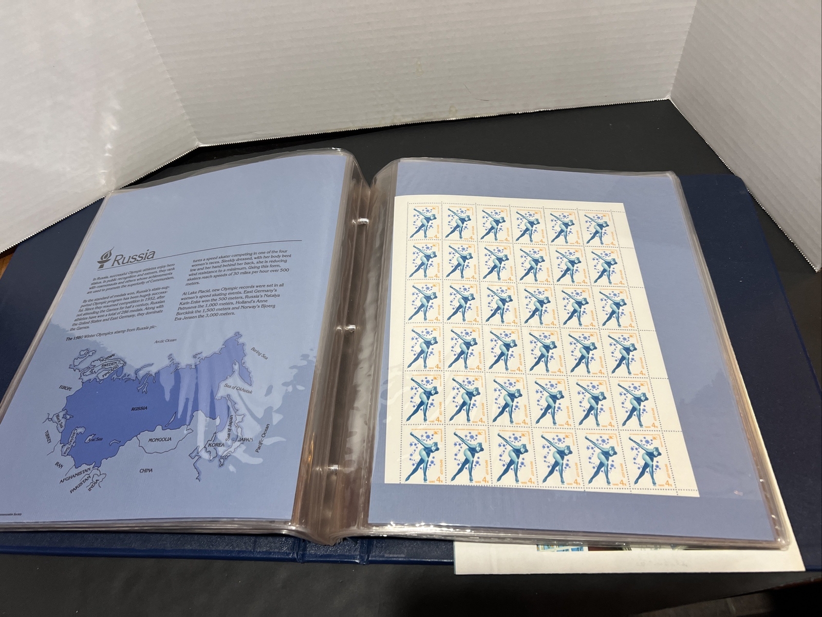 Vintage- The 1980 Olympics Mint Sheet Stamp Collection | eBay