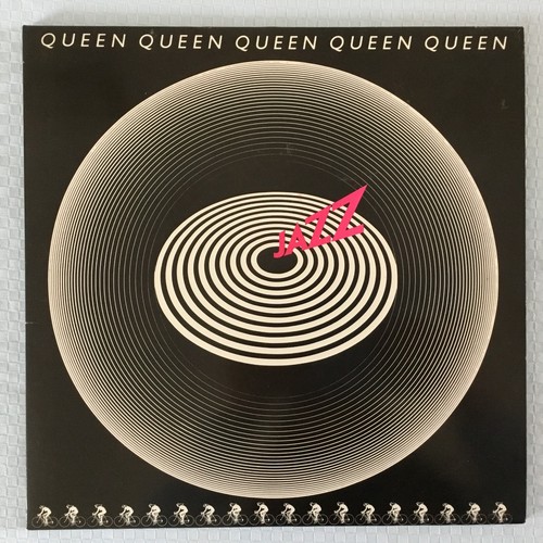 QUEEN - JAZZ + INNER - GATEFOLD - UK -1U/-1U ATTACHED POSTER - VG++