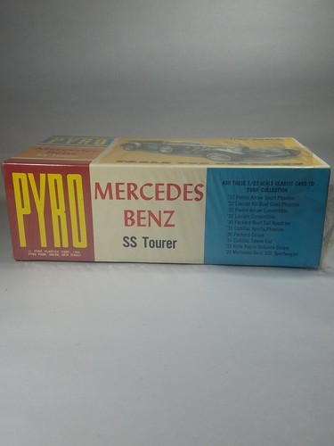 Sealed 1966 Vintage PYRO Mercedes-Benz SS Tourer 1:32 Plastic Model Kit - Picture 4 of 9