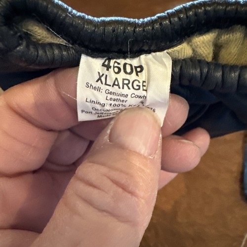 Guantes profesionales de cuero negro 460p XL - Imagen 6 de 6