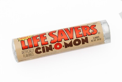 Cin-O-Mon Life Savers Candy Roll Vintage Unopened Package