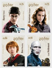 Portugal - Harry Potter - 4 stamps