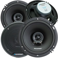 4x Blaupunkt BPS-E652 6" 2-Way Coaxial Car Speakers 160W with Grilles - 2 Pairs