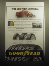 Pubblicità pneumatici Goodyear 1993 - Eagle GS-C, Aquatred e Wrangler GS-A