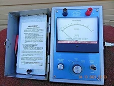 ASSOCIATED RESEARCH MEG-CHEK 2211 200K OHMS@ 1.5V/200M=2000