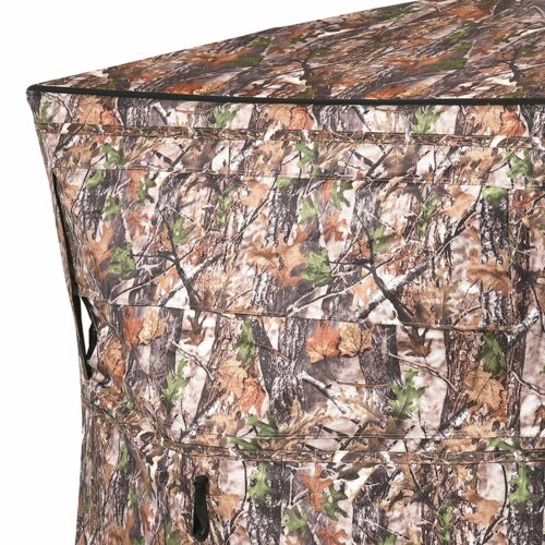 360 Degree See Hunting Blind Side Fully Open Door Hunting Stool for 2-3 Person - Picture 4 of 8