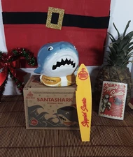 Beachbum Berry Sippin Santa SANTA SHARK 12 oz Tiki Mug w Swizzle Stick NIB