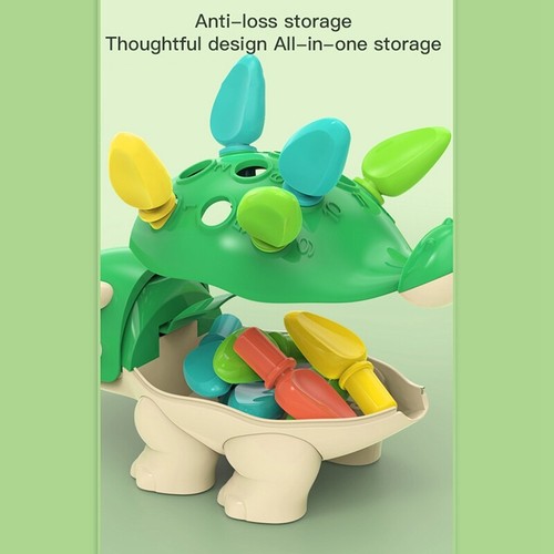 Juguetes Sensoriales para BebéS, Dinosaurio de Aprendiza de Habilidades Mot D6S7 - Imagen 4 de 10
