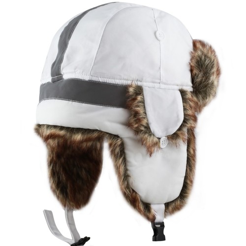 Trapper Hat - The Hat Depot All Size Trooper Hat with Safety Reflective Aviator - Picture 29 of 54