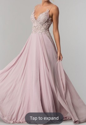 open back chiffon dress