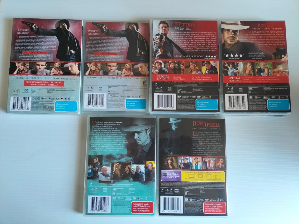 Justified Seasons 1-5 DVD (ALL REGION 4 DVD) - image 2 of 2