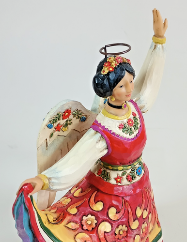 Jim Shore 2011 Let Your Spirit Dance Heartwood Creek Angel Enesco #4025837. - Imagen 7 de 13