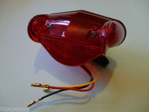 BSA BANTAM ETC WIPAC STYLE REAR BRAKE LIGHT 19-0166 19-0108 S0088 S3611 AJS AMC - Picture 2 of 9