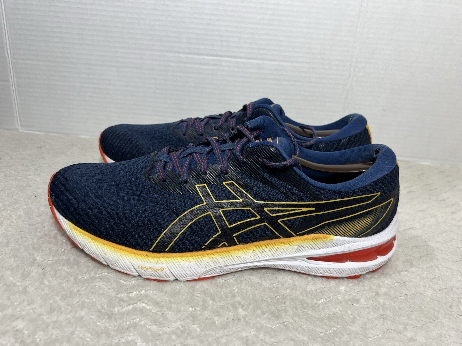 ASICS GT-2000 10 Men’s Size 11.5 Running Shoes Deep Ocean/Amber Running Shoes