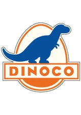 Dinoco sticker gas station weatherproof  bumper vinyl decal