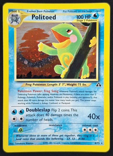 Politoed #8 (Neo Discovery (2001))