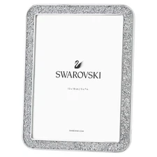 Swarovski Minera Picture Frame Rectangular Shape 5x7 Medium Silver Tone 5351296