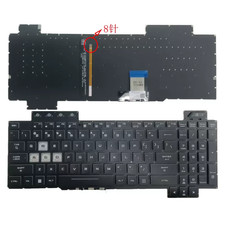 US RGB Backlit Keyboard 8Pin For ASUS TUF Gaming FX505D FX505DY FX505DD FX505DT