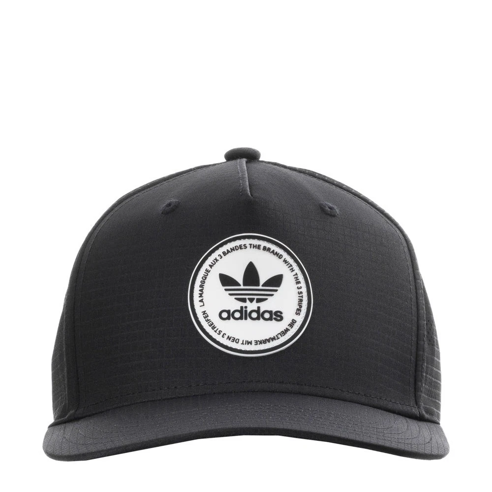 ADIDAS OG Emblem Black Snapback Hat Men's OSFM NWT!