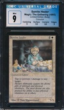 Beta Samite Healer CGC 9 Graded Magic MTG (0253) -magicgraders-