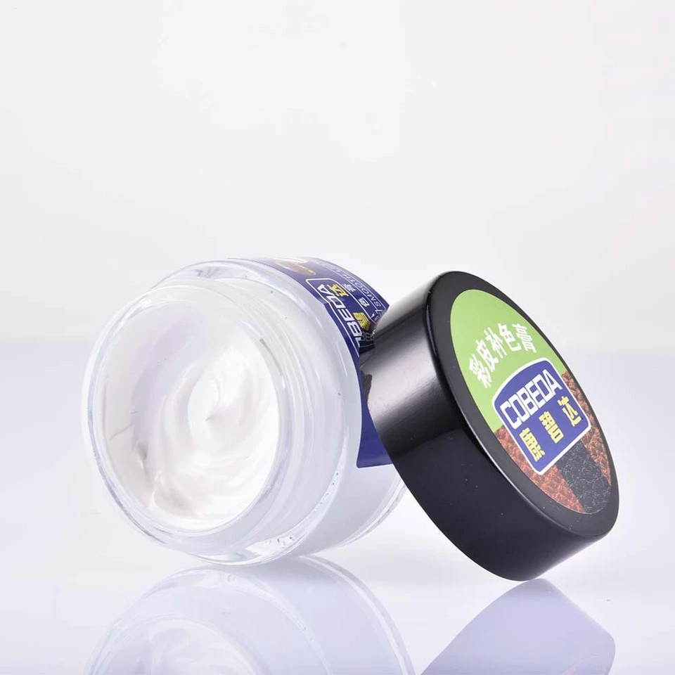 Juego de crema de relleno de reparación de cuero, restaura asiento de coche, sofá, arañazos, Schr - Imagen 3 de 4