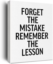 Motivational Canvas Wall Art Positive Quote Decor for Home Office