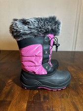 Kamik Snowangel Girls Snow Boot Pink Black Snowgypsy Size 7