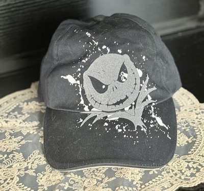 New Nightmare Before Christmas Hat SnapBack Cap Black Jack Skellington Disney