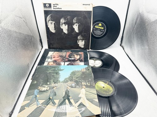 THE BEATLES LP VINYL-SCHALLPLATTEN MIT DEN BEATLES LET IT BE ABBEY ROAD 3 ALBEN