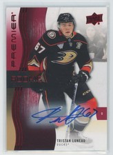 2024-25 Upper Deck Premier Update - Auto Rookie Tristan Luneau Anaheim Ducks