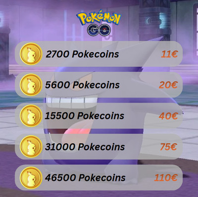 Pokémon Go! Pokecoins Top-Up! (PTC ONLY!) Cheap / Good / Reliable