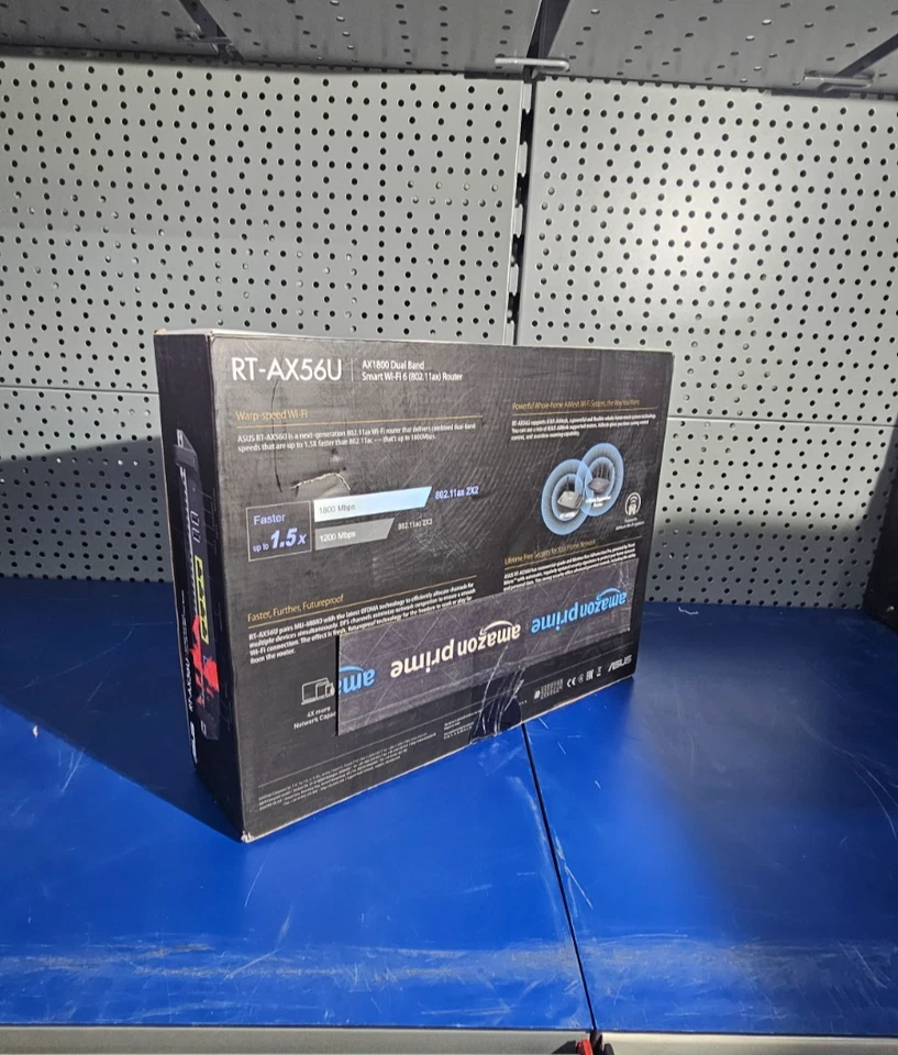 ASUS RT-AX56U AX1800 Dual-Band WiFi 6 Router – Schwarz – Ungetestet – Ohne Zubeh - Bild 2 von 4