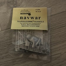 NAVWAR NAPOLEONIC VESSELS H.M.S. BELLEROPHON BRITISH74 GUN SHIP MINIATURE SEALED