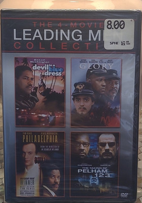 Sony Pictures The 4-Movie Leading Men Collection DVD Drama Action R Denzel Wash 