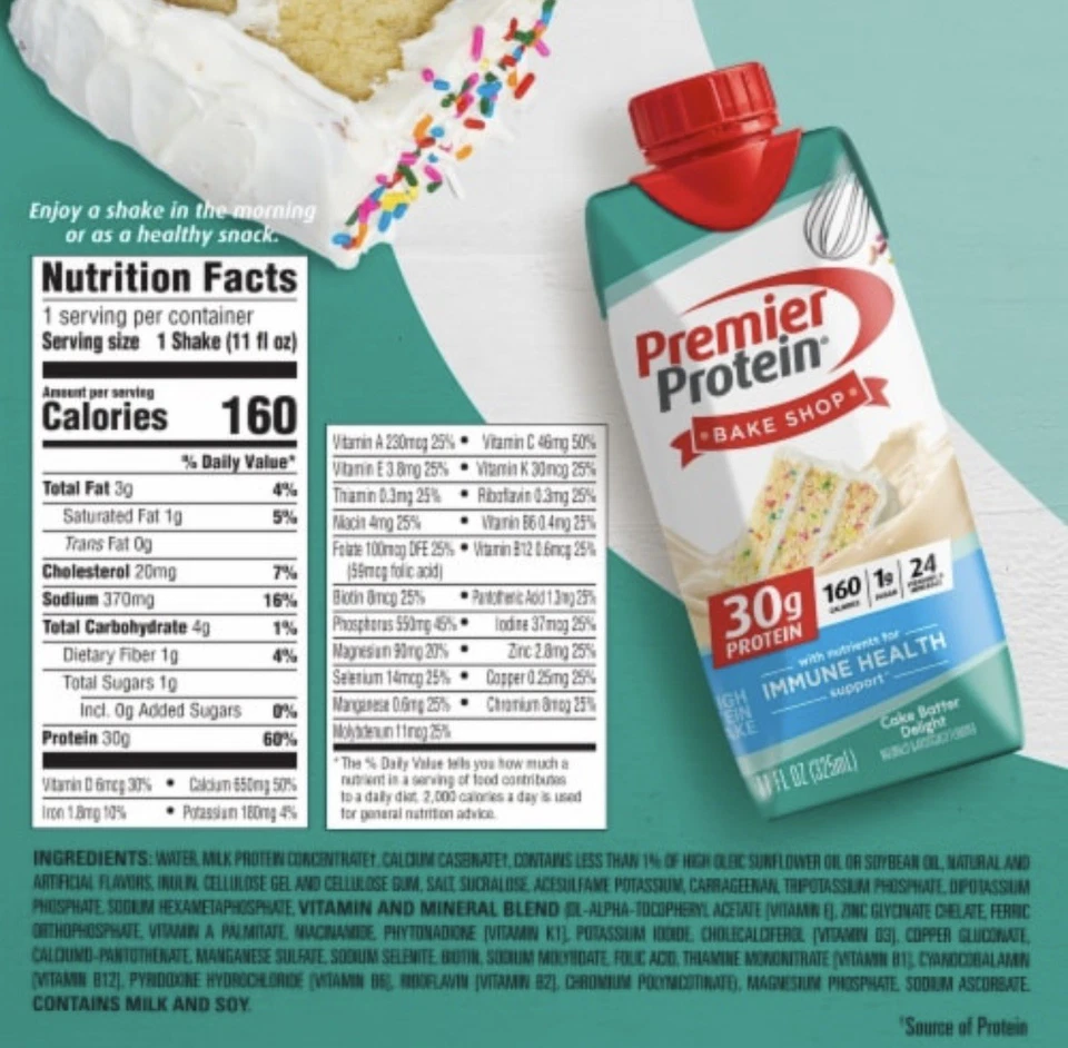 Variety Protein Shakes RTD, Slate, Owyn, Premiere Protein, ¡y más! 22 CT Foto 4 de 4