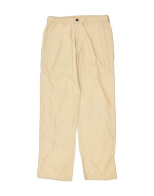 INVICTA Damen Freizeithose IT 46 Große W30 L29 Beige Baumwolle Klassisch TI17