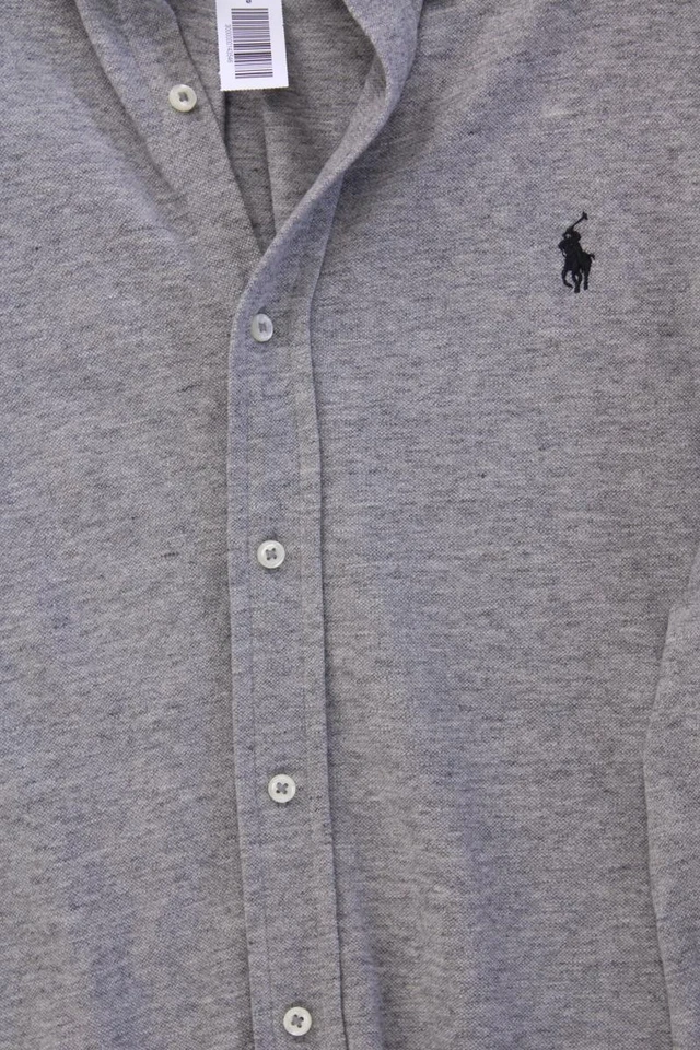✅ Ralph Lauren Langarmhemd Classic Hemd für Herren Gr. 52, L neuwertig grau ✅ - Bild 3 von 4