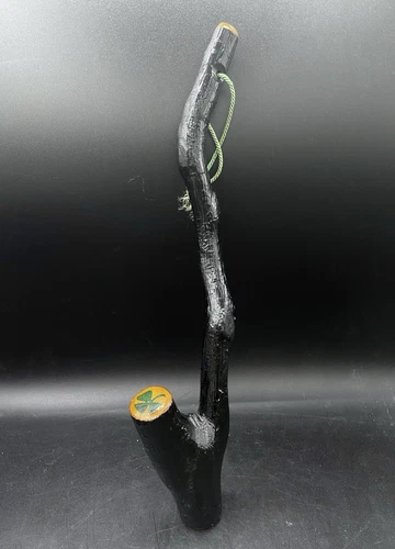 Irish Shillelagh Blackthorn Wood Cudgel Fighting Stick Knobkerrie Club Vintage