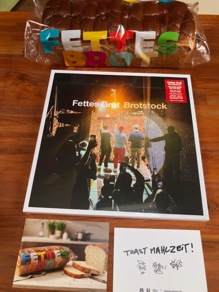 Fettes Brot Brotstock Geschenkset Limitierte 3LP Bandshop Edition 3x Vinyl  NEU - Bild 2 von 4