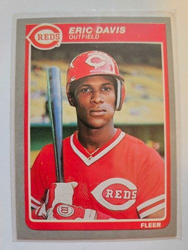 1985 Fleer Eric Davis RC #533 NM KOMBINIERTER VERSAND
