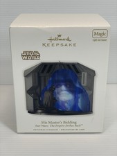 2010 Hallmark Keepsake STAR WARS HIS MASTER BIDDING - Magic Light Ornament - NEW