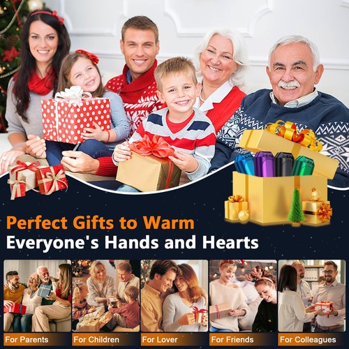 2 Pack AI Hand Warmers Rechargeable, Electric Hand Warmer Reusable, USB Handw... - Picture 6 of 6