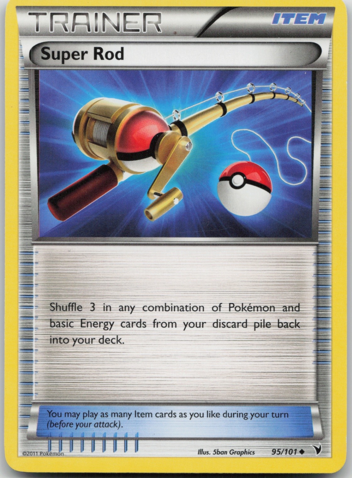 Super Rod 95/101 Uncommon Noble Victories LP Normal