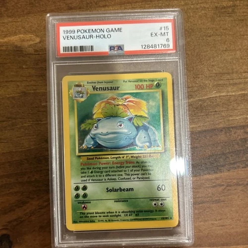Venusaur 015/102 Base Set Holo Psa 6