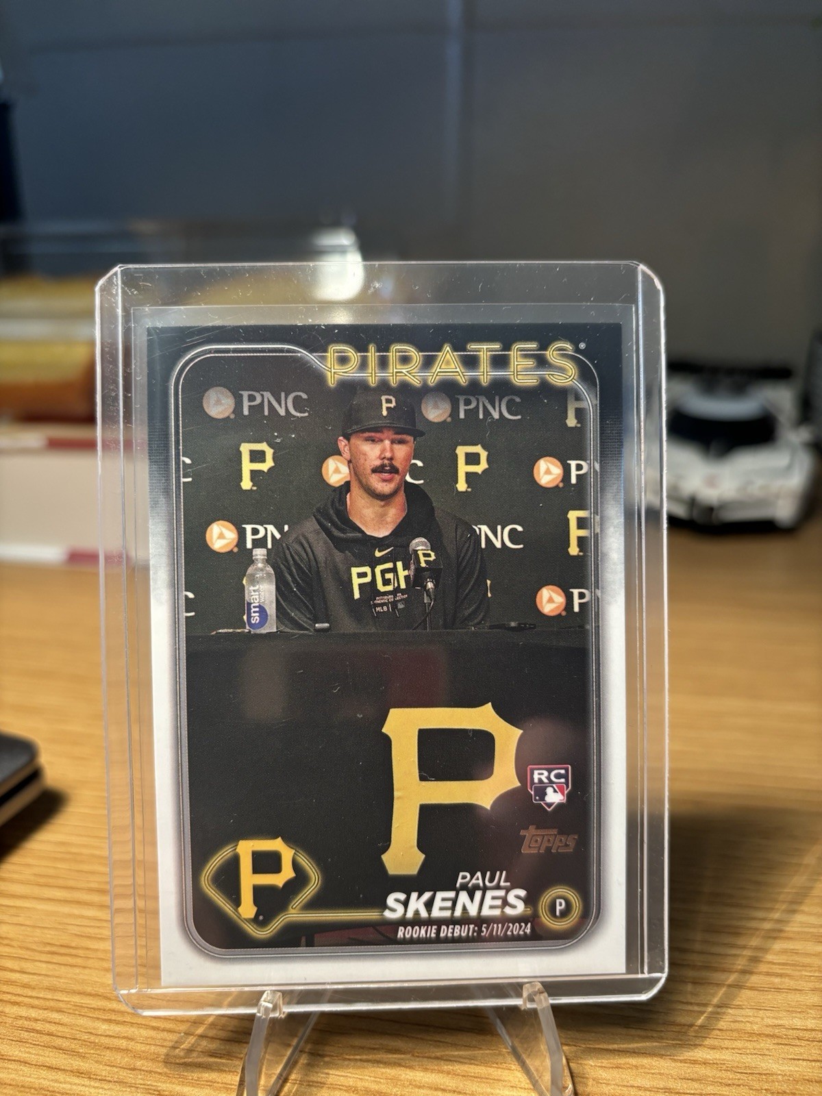 2024 Topps Update #US288 Paul Skenes Golden Mirror Image Variation RC Debut SSP