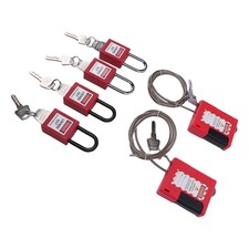 Electrical Lockout Tagout Kit Safety Lockout Kit Multifunctional For Industry