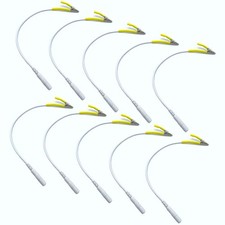 Electrode Lead Wires Cable Clip Compatible with Most TENS EMS Unit 10 Pcs