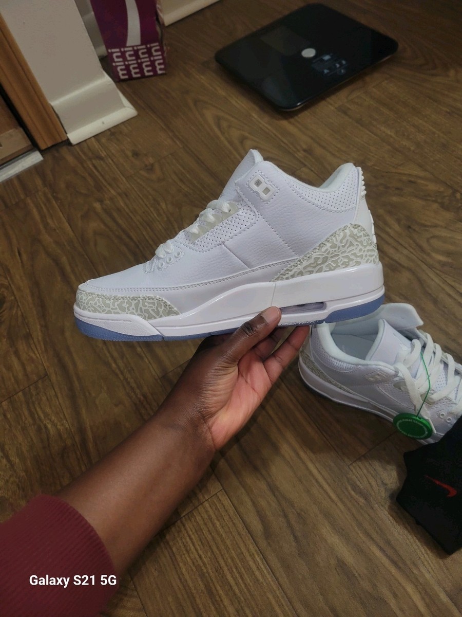 Jordan 3 Retro, Pure White Size 39 | eBay
