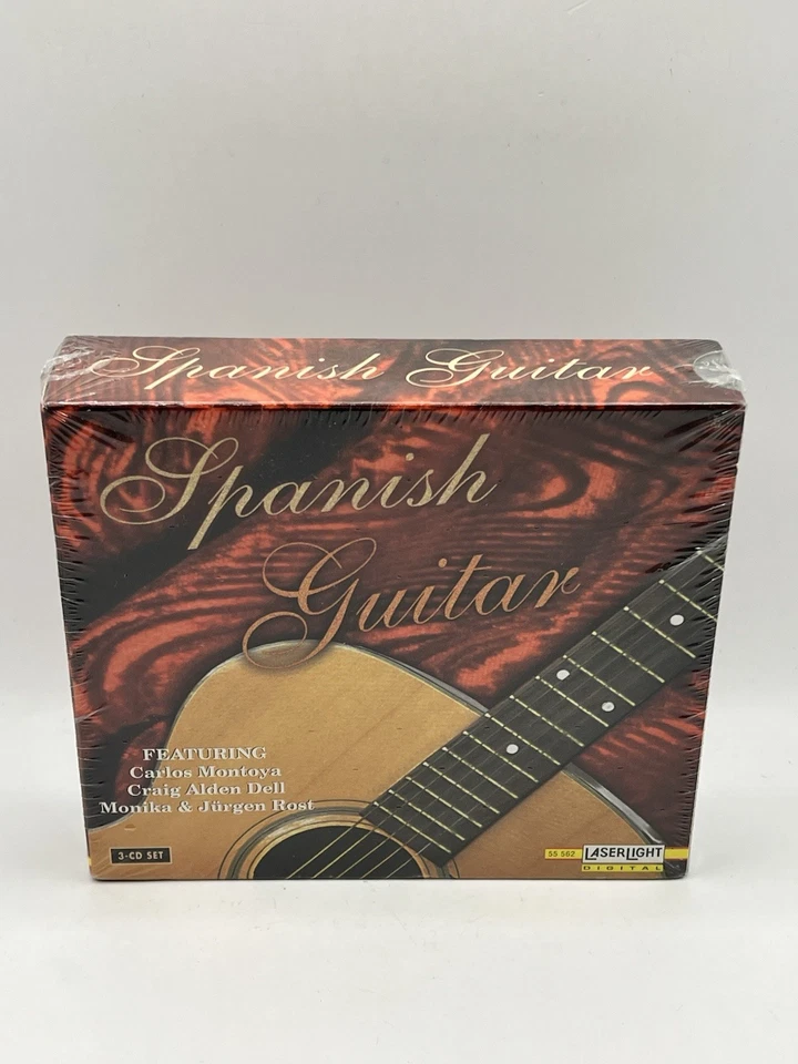 NEW Spanish Guitar 3-CD Set Carlos Montoya Latin Music SEALED LaserLight Digital - Image 2 of 4