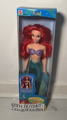1997 Vintage Mattel Disneys Die kleine Meerjungfrau Arielle Puppe NRFB   